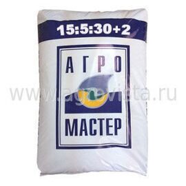 АгроМастер 15:5:30+2Mg (25кг)